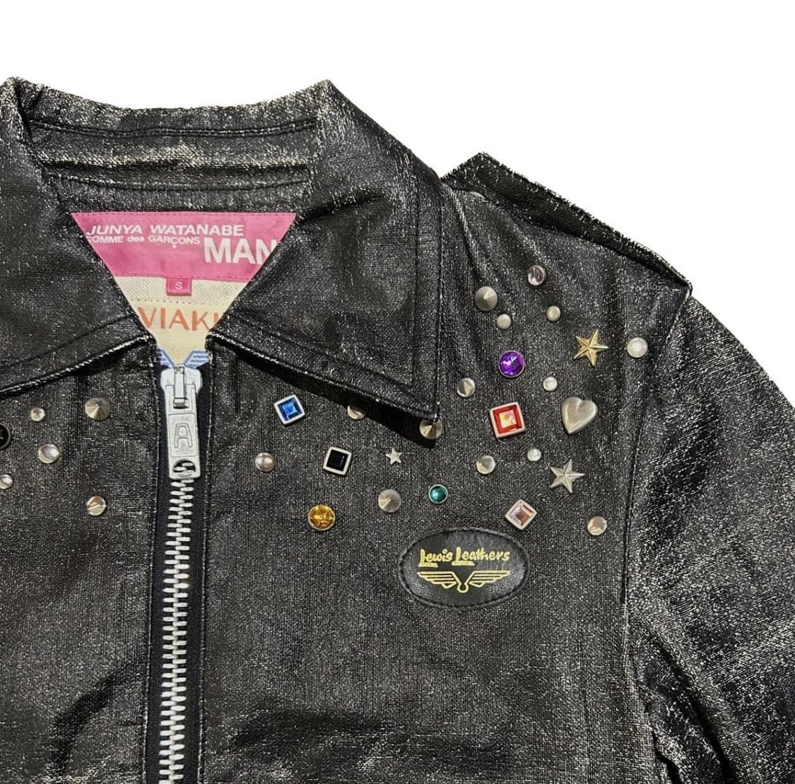 준야 와타나베 AD02 스터드 데님자켓 상품이미지3