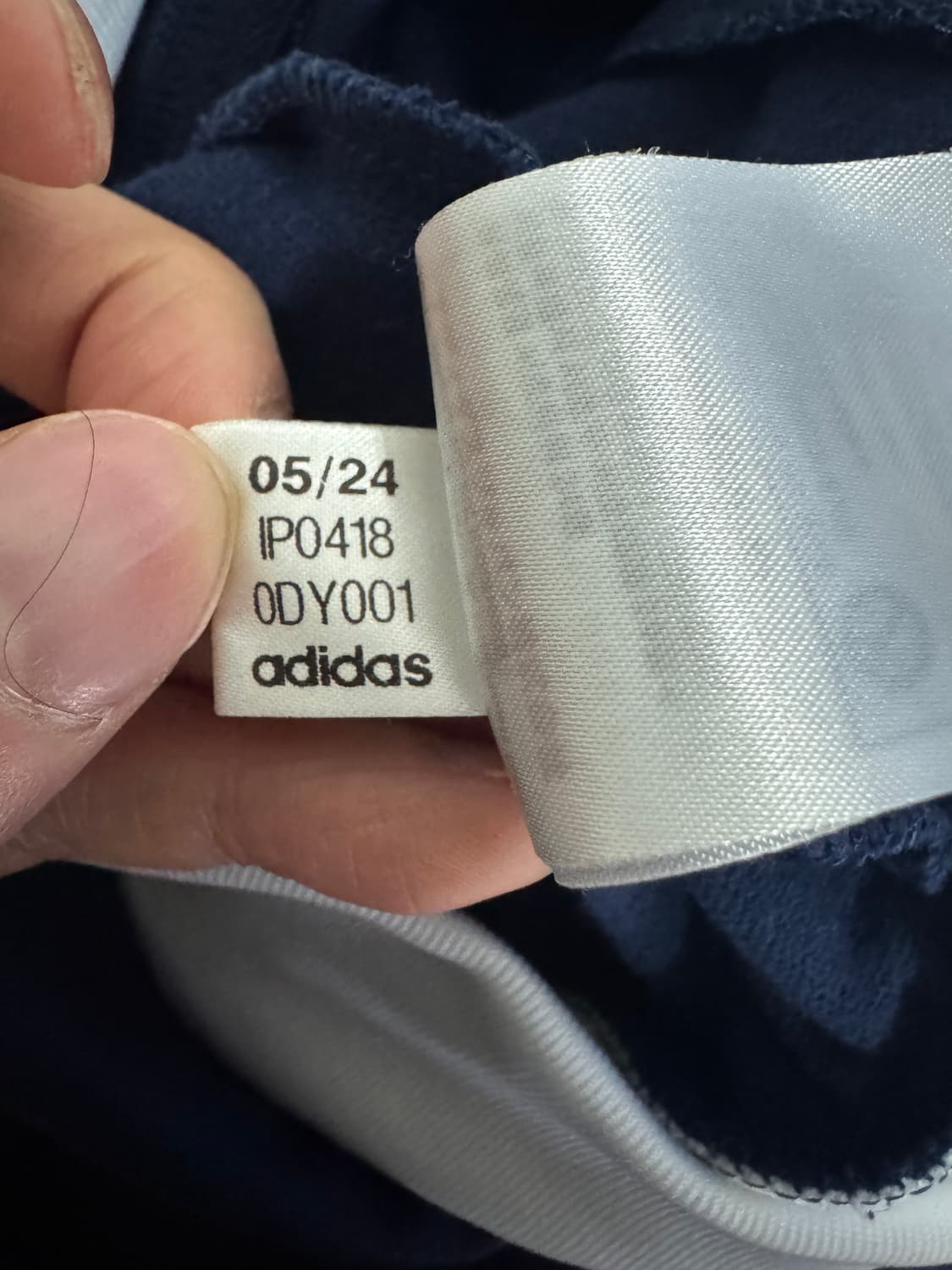 정품! 공용 아디다스 24년도 베켄바우어 트랙탑 져지 M 네이비 상품이미지5