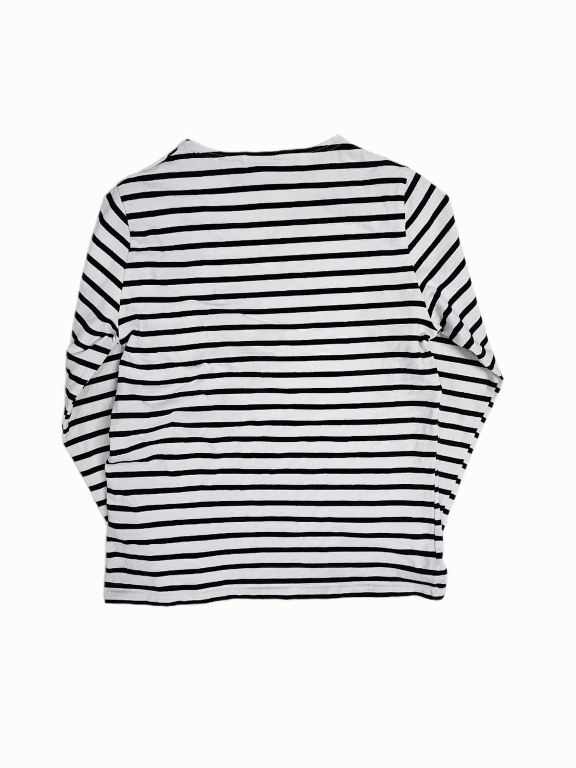 [M] 세인트제임스 밍콰이어 네이비 스트라이프 긴팔 티셔츠 상품이미지2