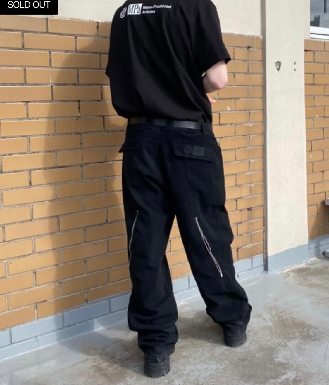 새상품)PLASTIC PRODUCT WAVE ZIPPER PANTS (B 상품이미지1
