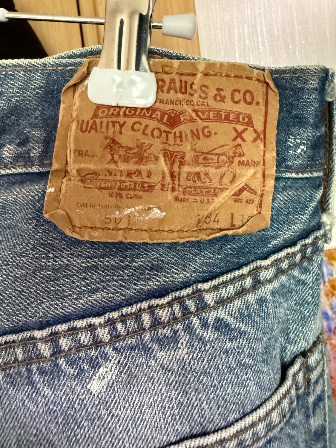 Vintage Levi’s selvedge denim 1970s 상품이미지3