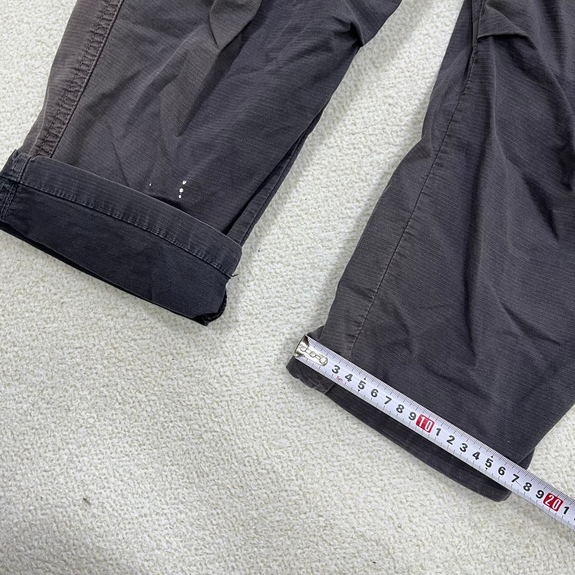 실측확인 패치로고 빈티지 카고 바지 0312M2 상품이미지7