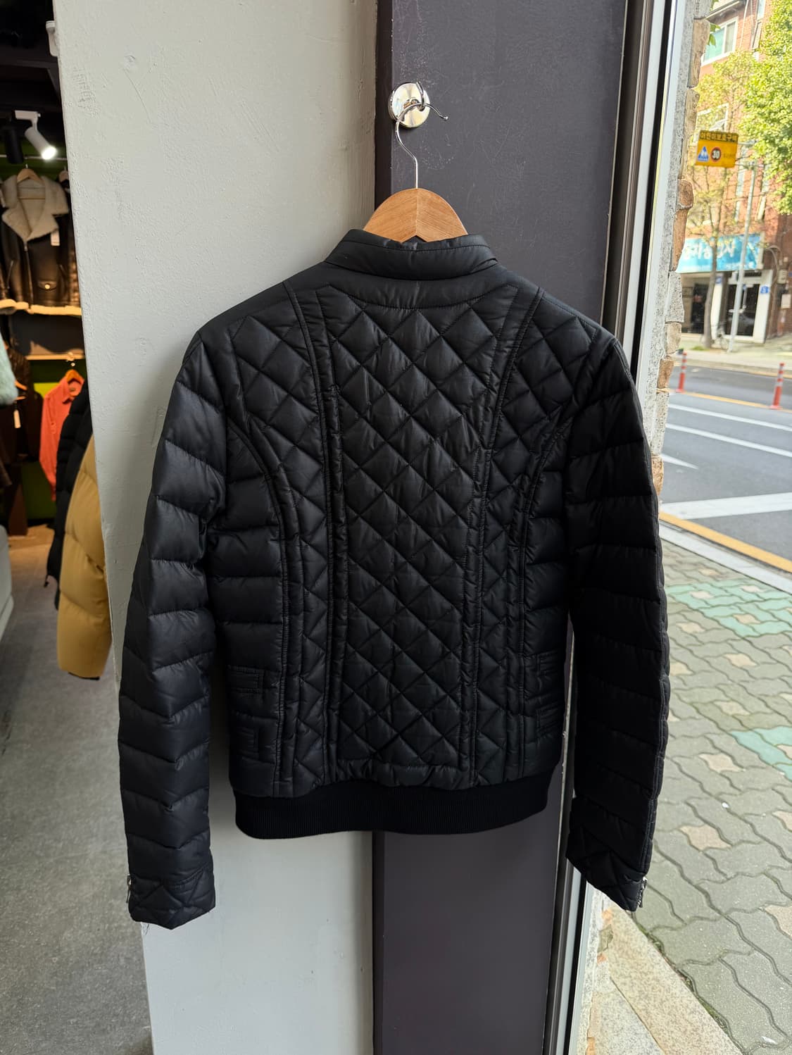 48/ 발망 나일론 퀄팅패딩 바이커 자켓 상품이미지8