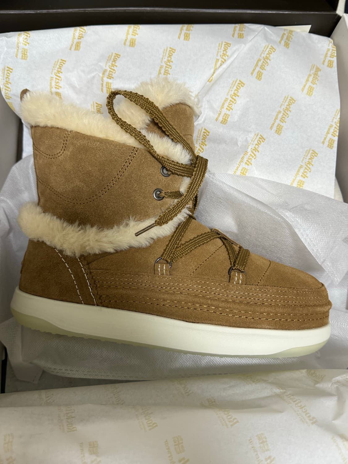 락피쉬웨더웨어 코쿤 스웨이드 부츠 체스트넛 상품이미지6