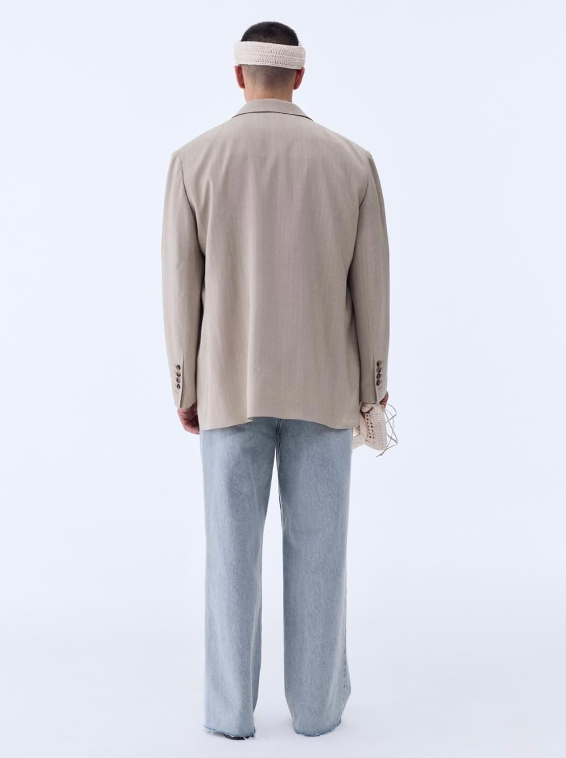 렉토 RC VISCOSE 80S 오버핏 블레이저 자켓 L 상품이미지4