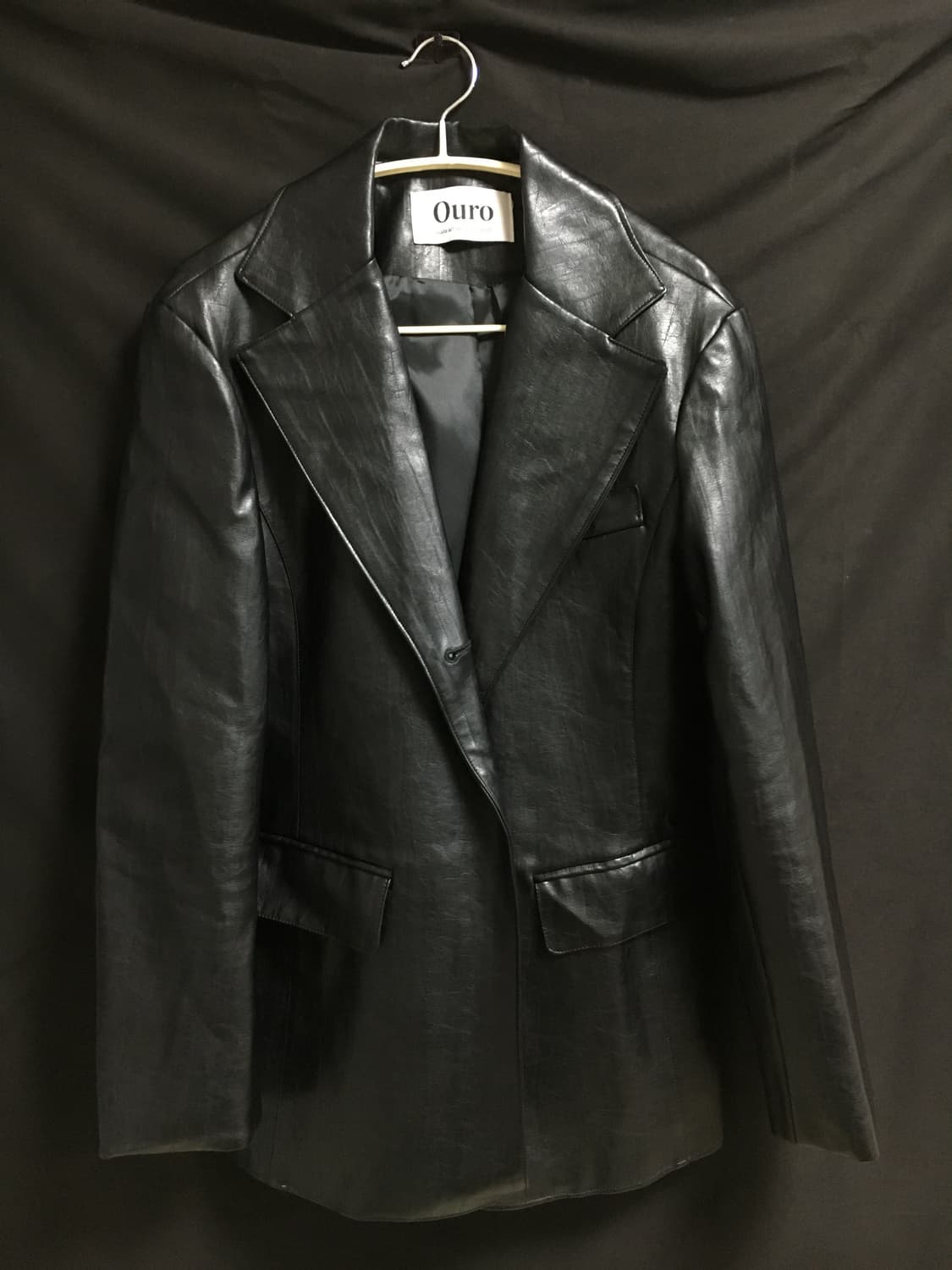 Lether blazer jacket 상품이미지1