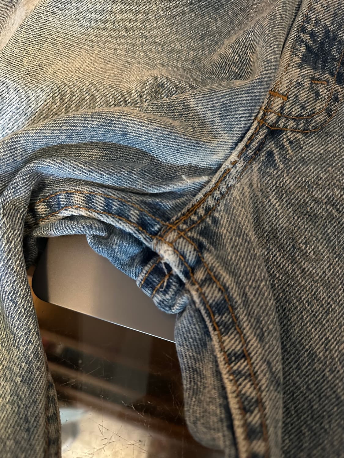 90s USA Levis 517 Boot Cut Denim Pants 상품이미지9