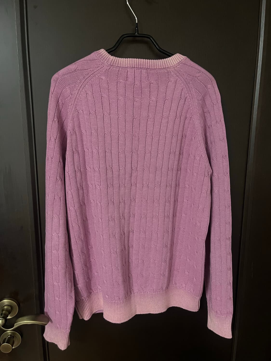 마리떼 케이블 니트 M 라이트 라벤더 상품이미지5