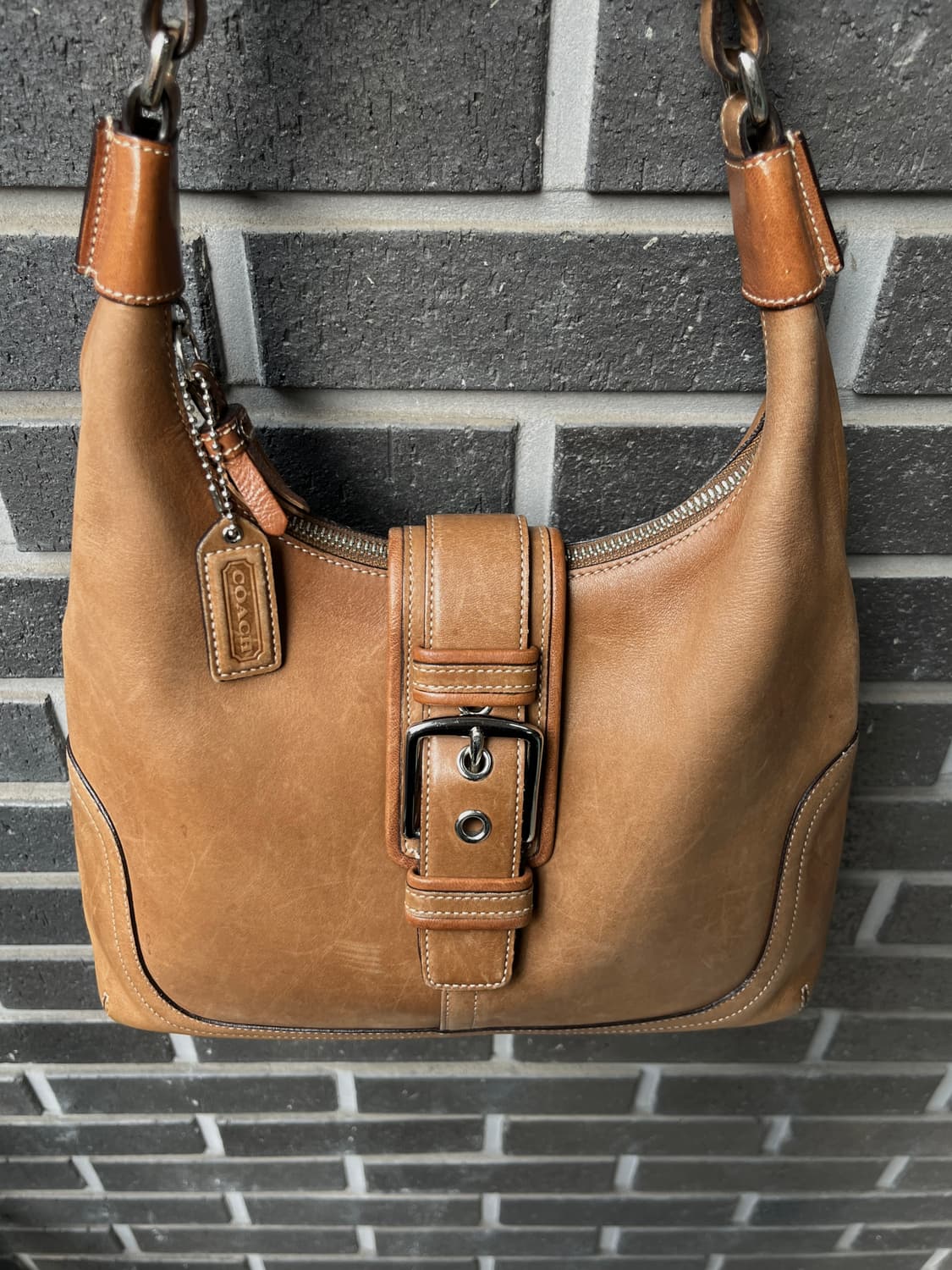 00s Coach 코치 소호 버클백 브라운 상품이미지3