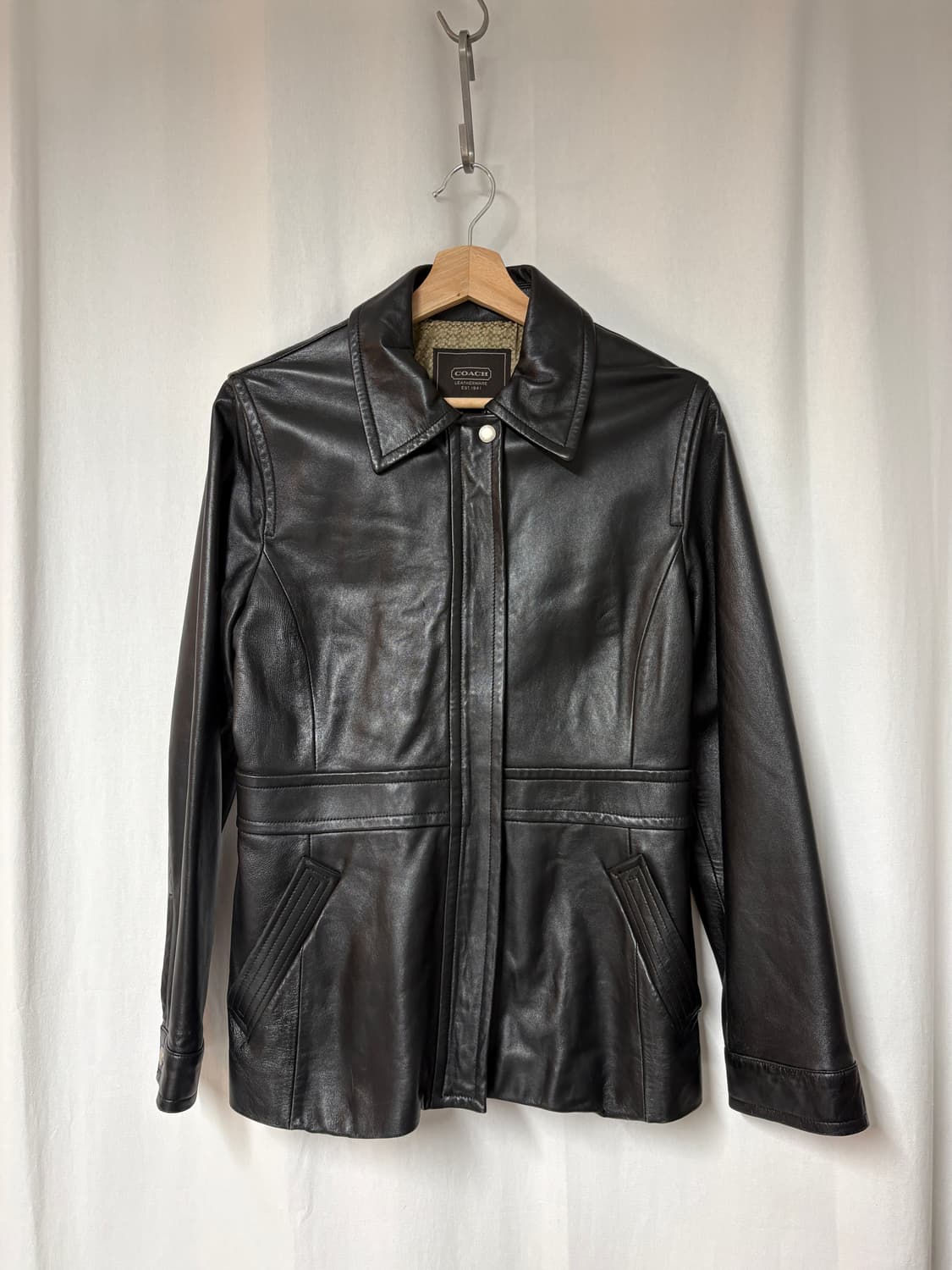 00's 코치 위켄드 레더 자켓 상품이미지1