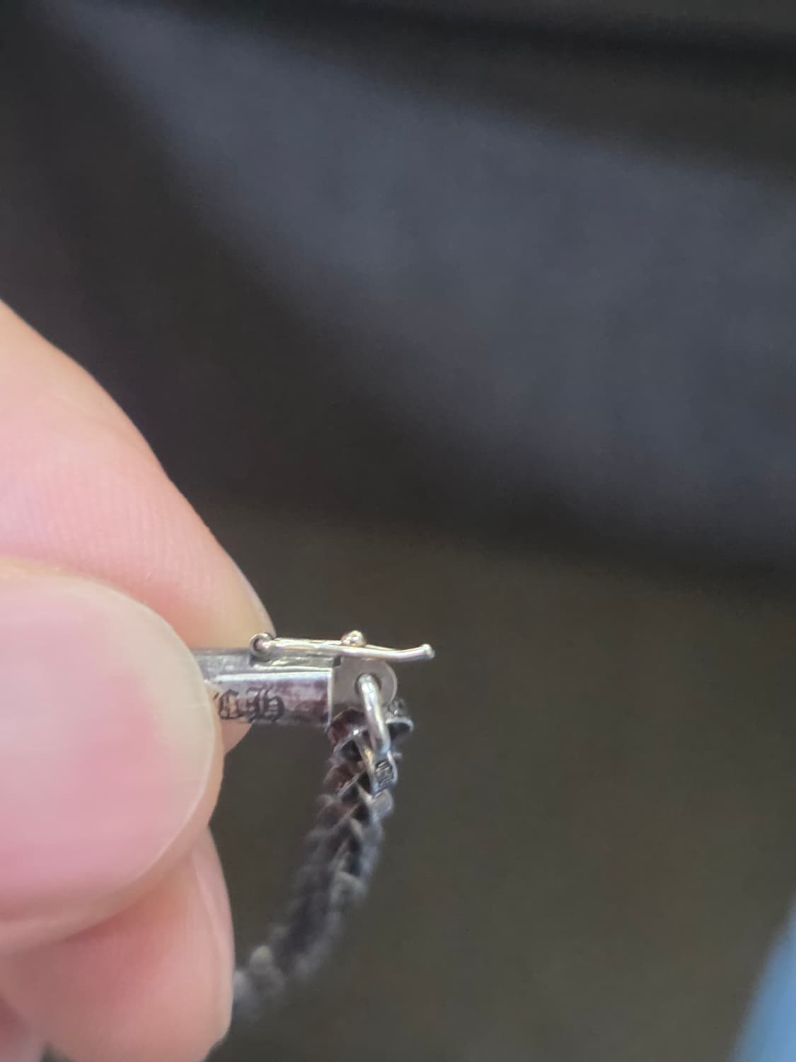 크롬하츠 페이퍼체인 팔찌 스몰 8인치 상품이미지6