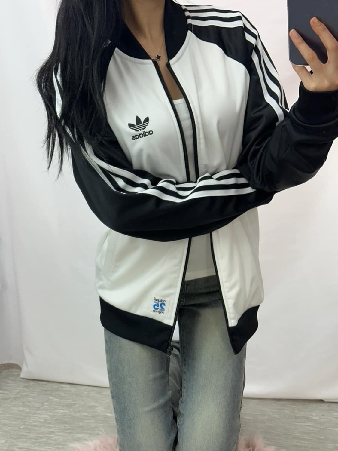 *한정판 아디다스 니고베어 SST 화이트 트랙탑 희귀져지(95) 상품이미지2