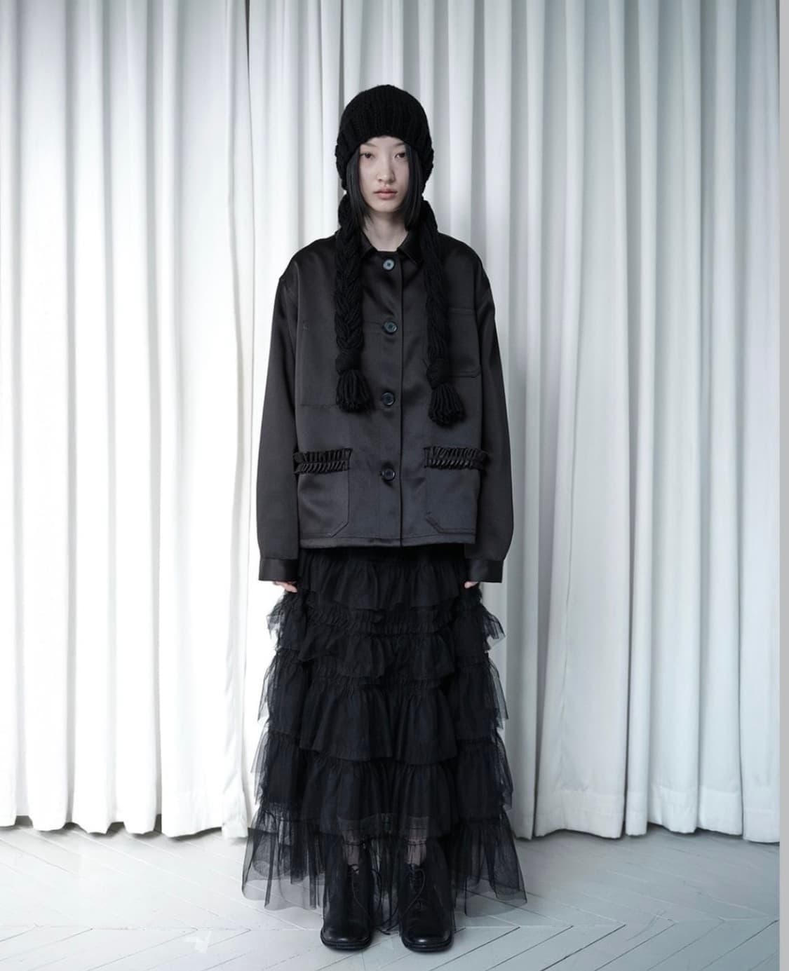 생긴스튜디오 TULLE TIERED LONG SKIRT 상품이미지1