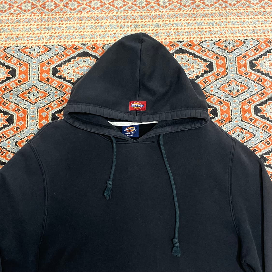 디키즈 블랙 무지 기모 후드티셔츠 여성M 상품이미지3