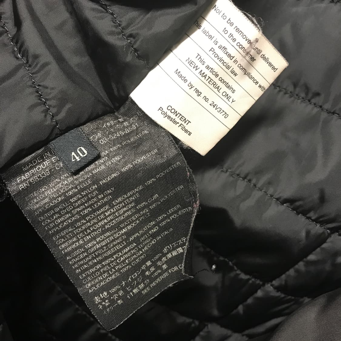 프라다 퍼 코트 블랙 40(W) 상품이미지5