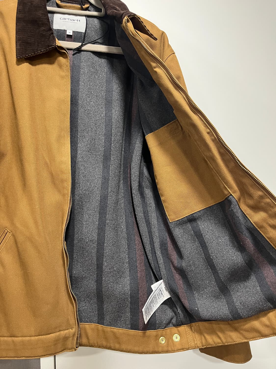 칼하트 WIP 디트로이트 자켓 해밀턴 브라운 상품이미지3