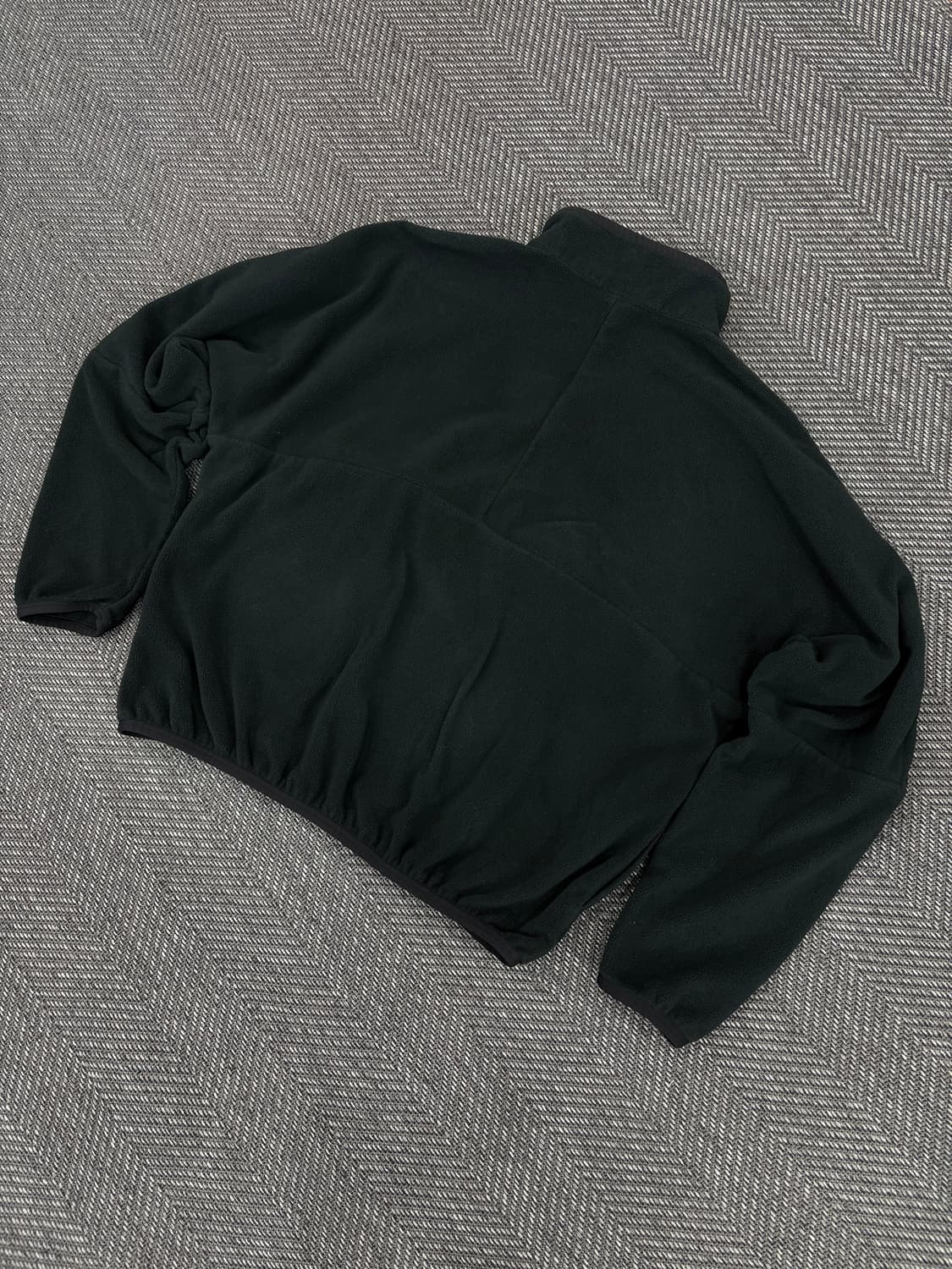 나이키 스우시 반집업 후리스 블랙L 상품이미지7