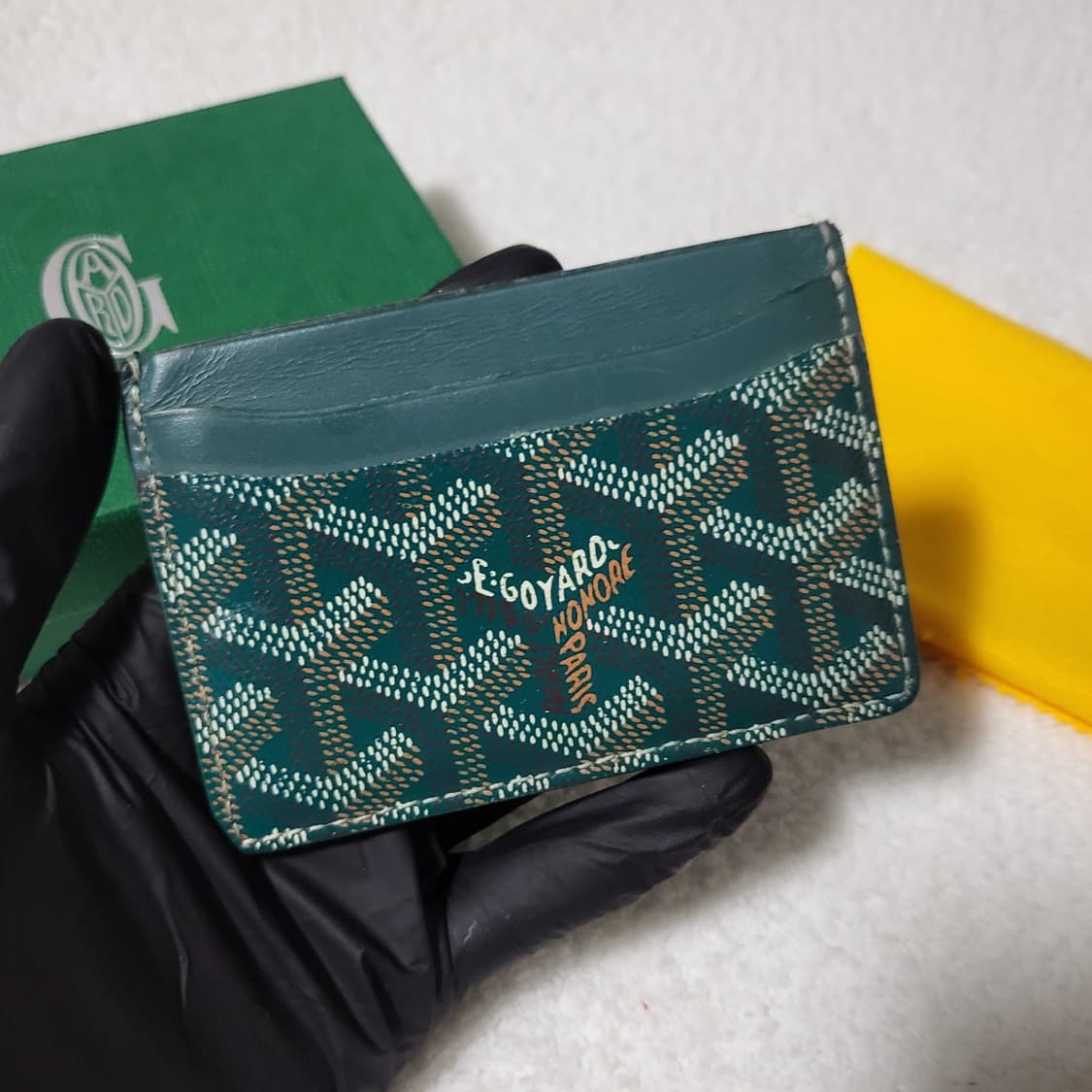 [풀구성]고야드 생쉴피스 카드홀더 카드지갑 그린 상품이미지3