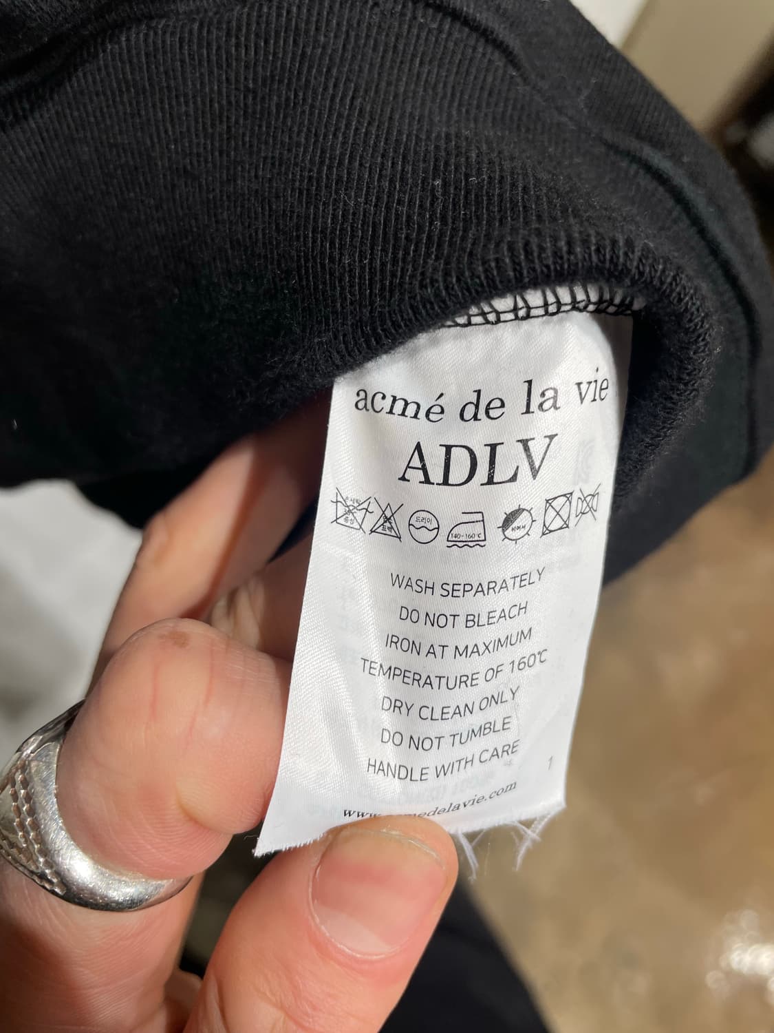 아크메드라비 빅로고 후드티  상품이미지7