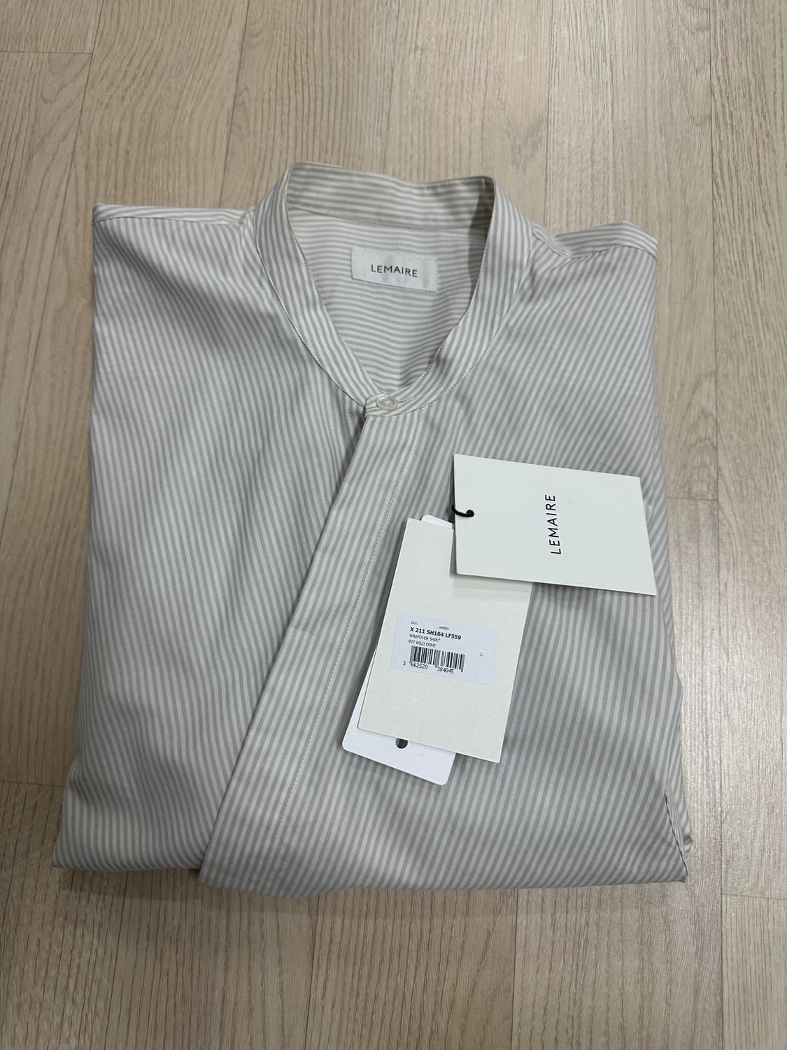 (L) 르메르 랩오버 셔츠 스트라이프 상품이미지2