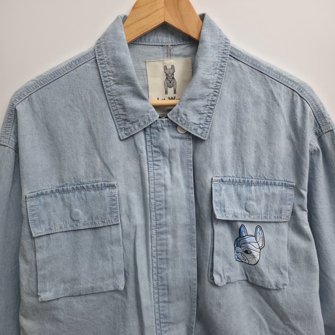 [free] 새상품 라이프워크 데님 크롭 자켓 상품이미지2