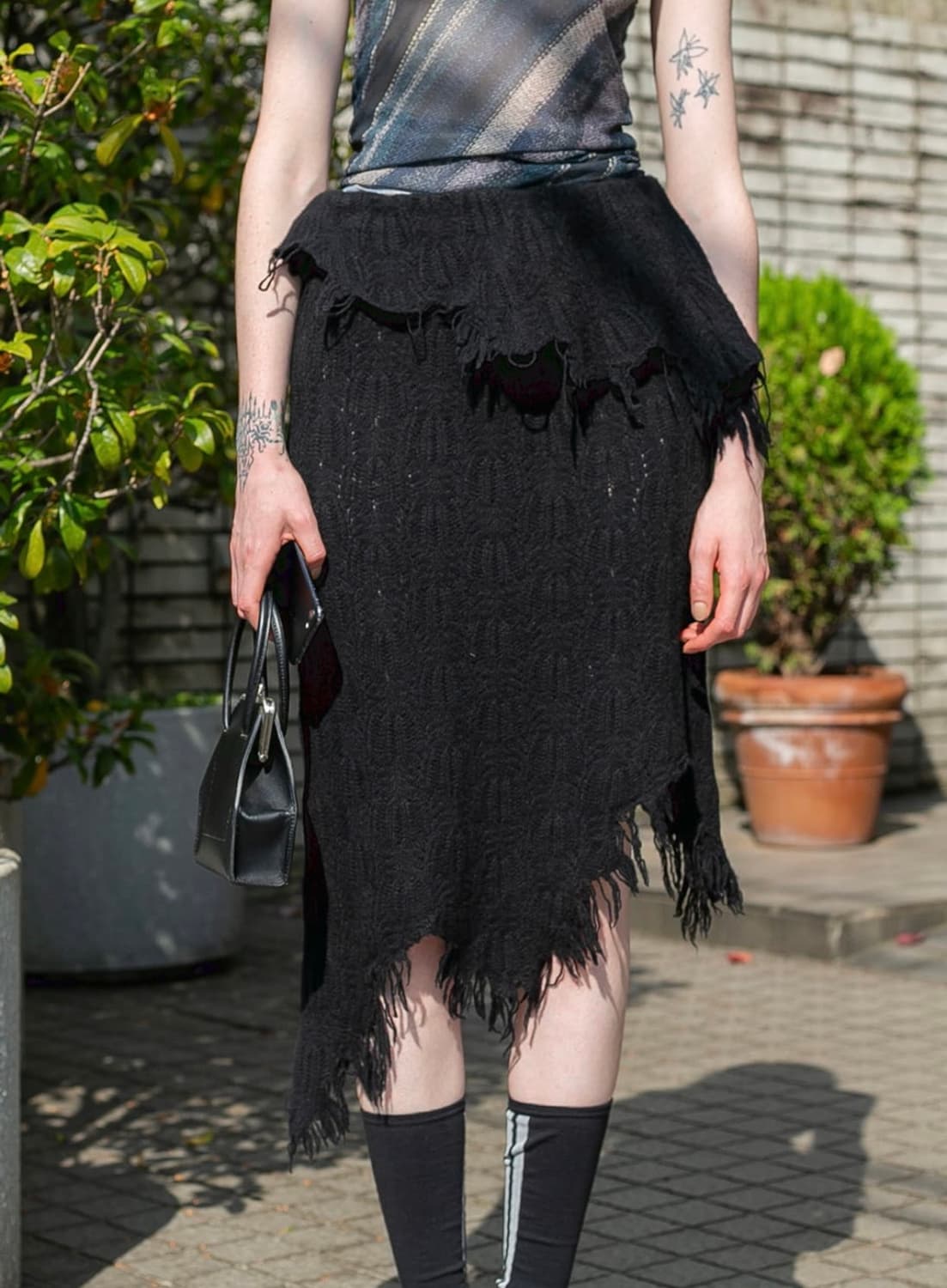 퍼버즈 레이스 니트스커트 상품이미지4