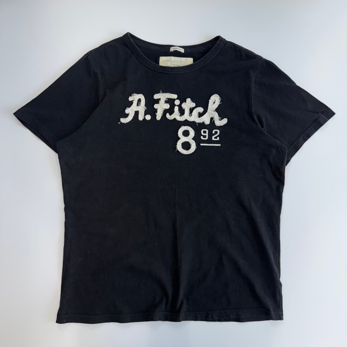 Abercrombie 아베크롬비 그런지 로고 블랙 반팔  상품이미지3