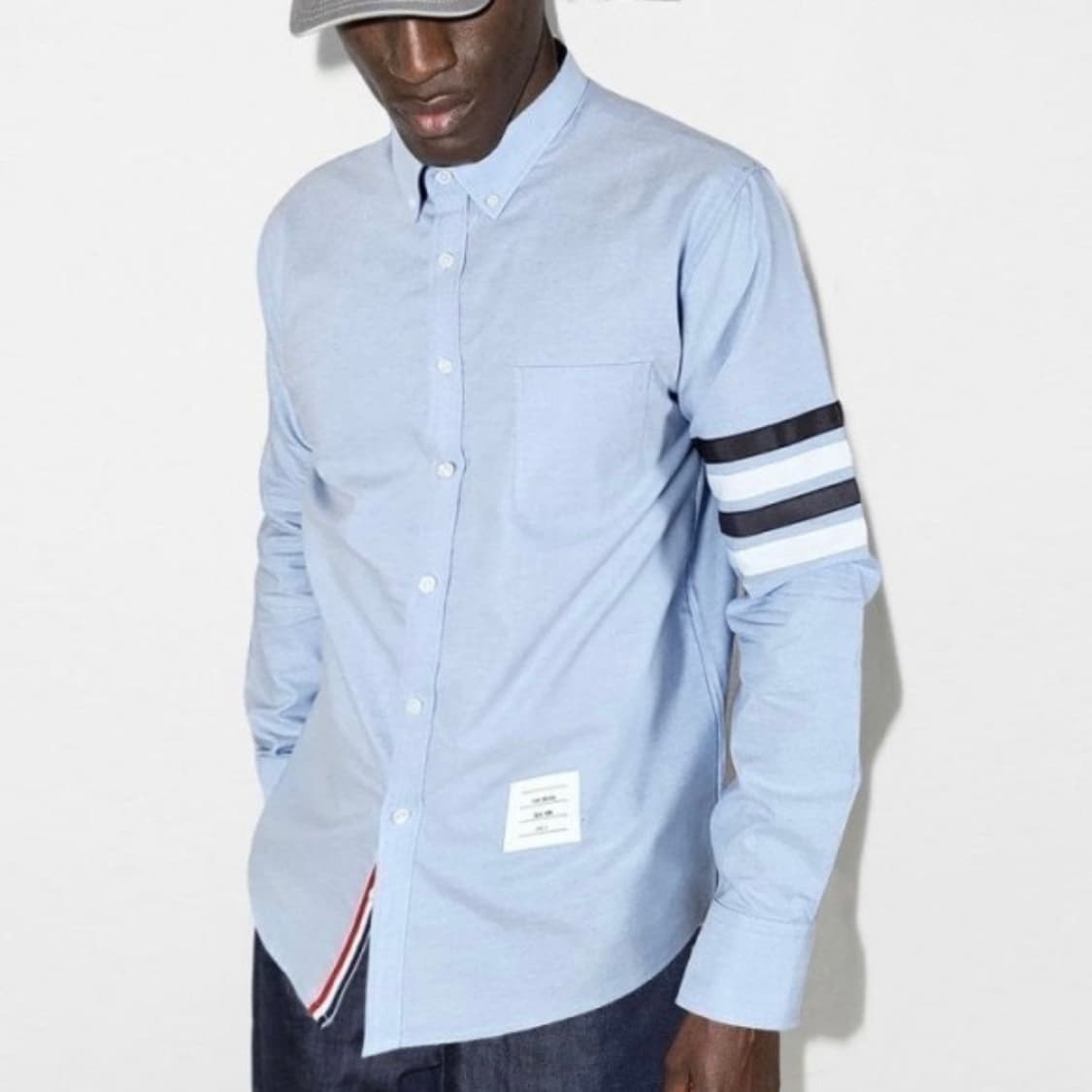 [S급/5] 톰브라운 사선완장 옥스포드 셔츠 블루 상품이미지9