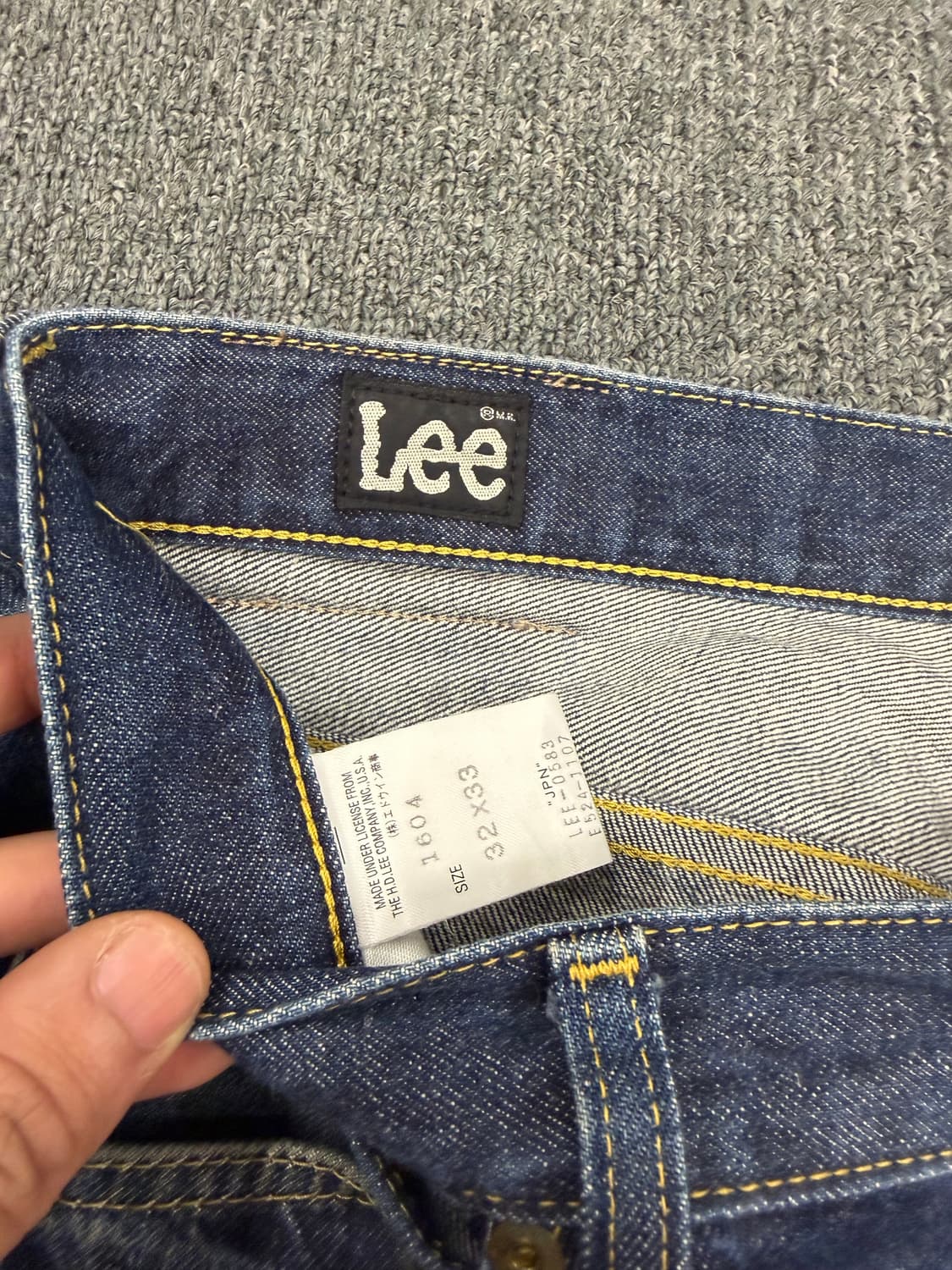 32) Lee 빈티지 워싱 데님팬츠 상품이미지3