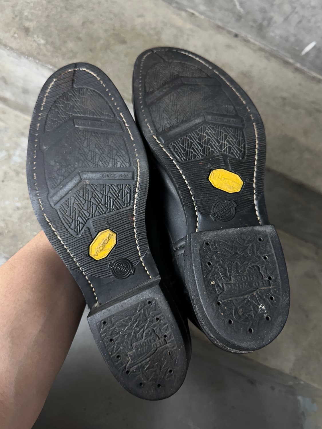 00's OG USA Made 레드윙 1125 페코스 블랙 웨스턴 부츠 상품이미지8