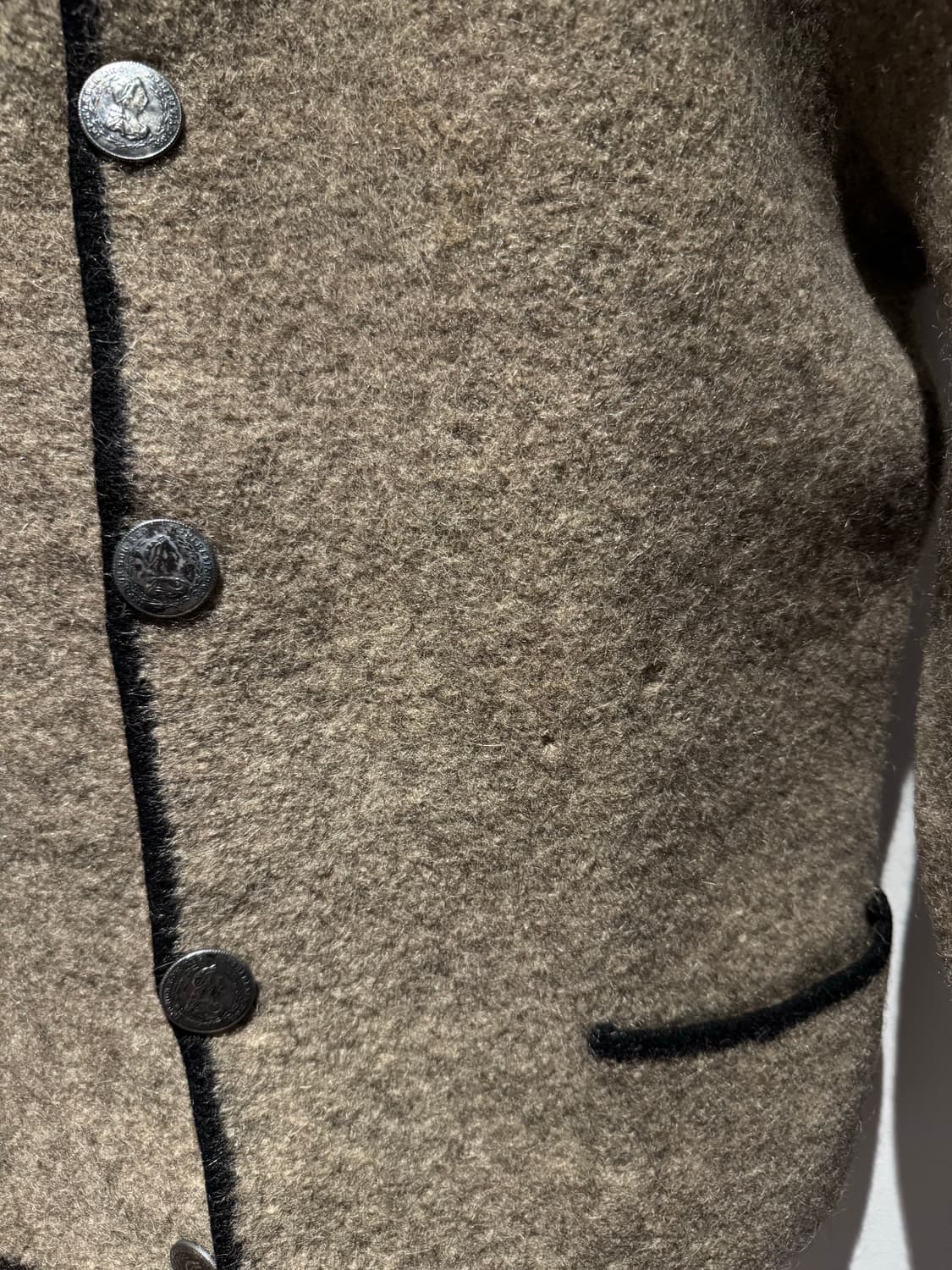 빈티지 보일 울자켓 상품이미지3