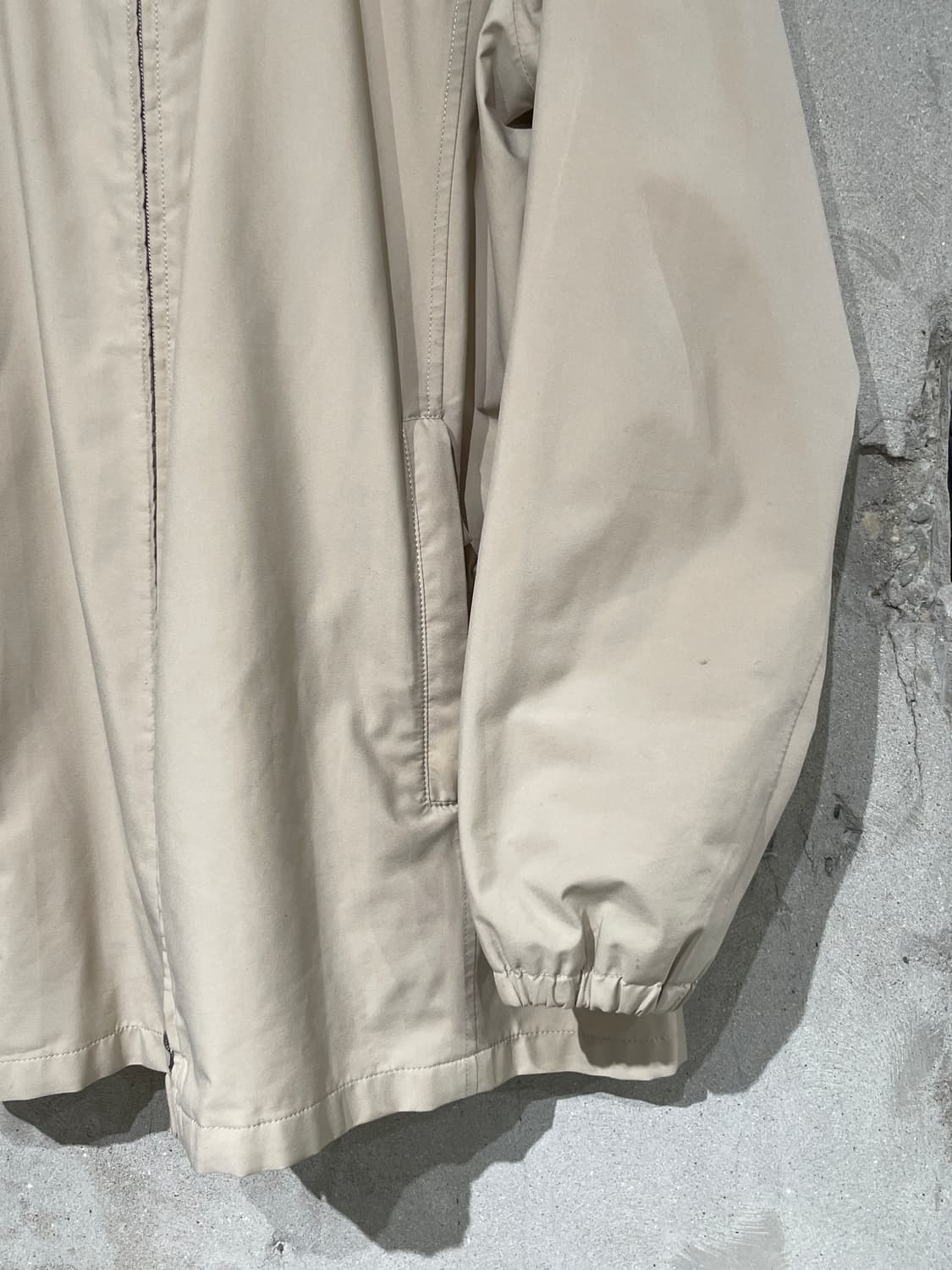 프라다 레드탭 베이지 고어텍스 폴리에스터 파카 상품이미지5