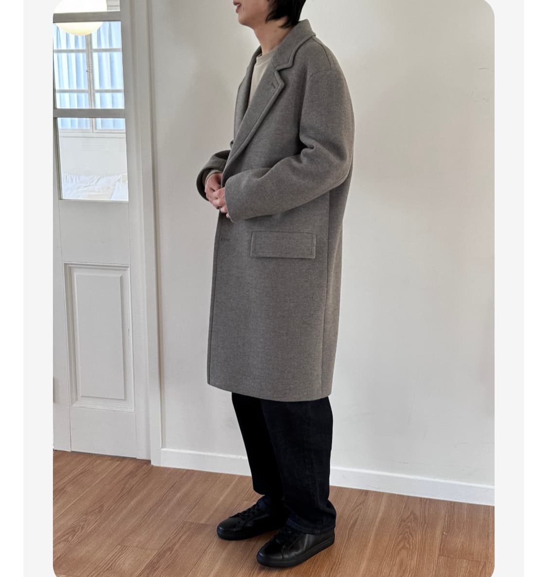 24FW 에피그램 울 오버핏 체스터 코트 상품이미지2