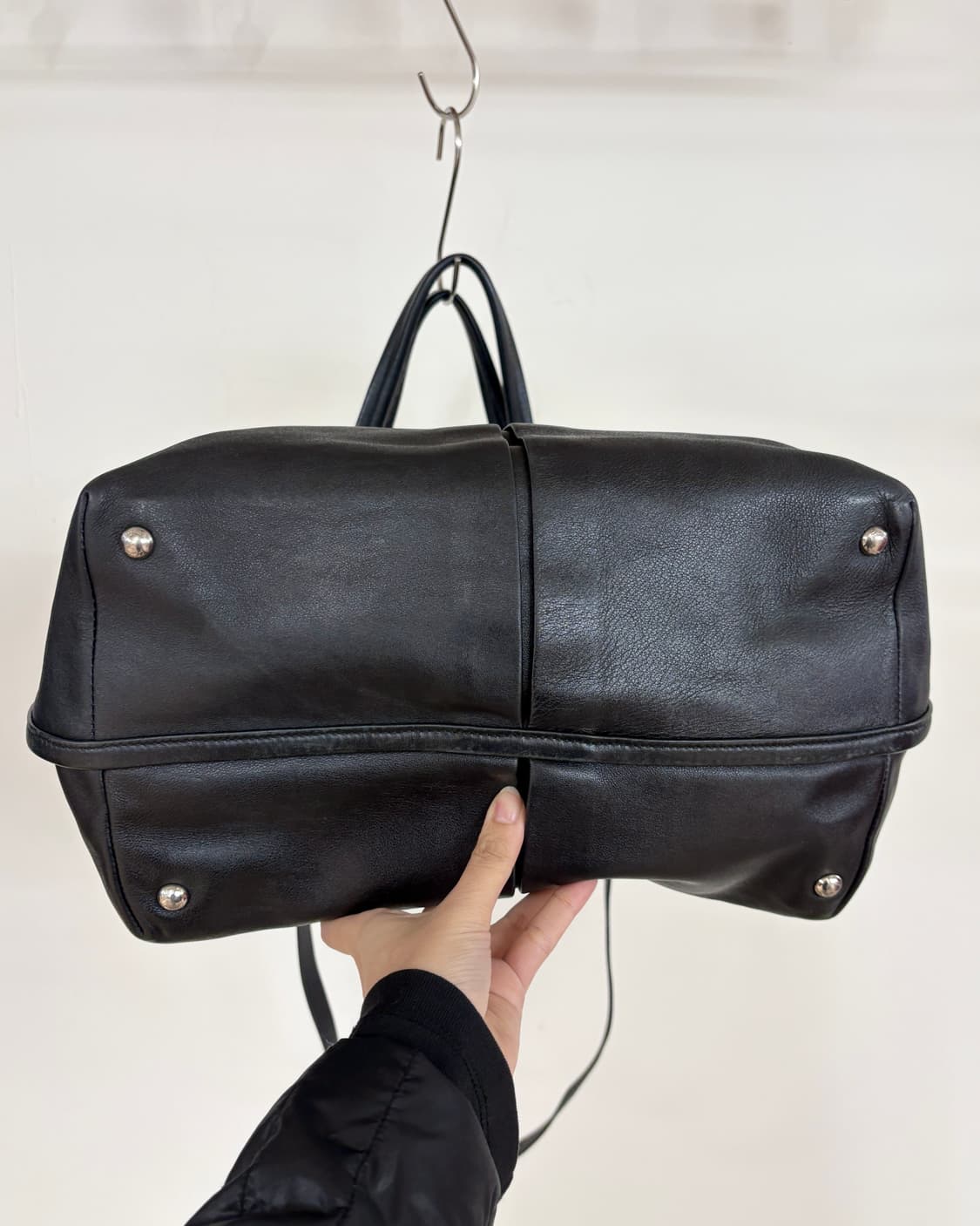 페라가모 블랙 바라 레더 투웨이백 상품이미지7