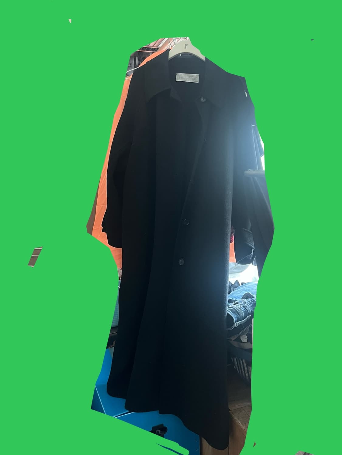 쉬이즈큐트 롱코트 블랙 상품이미지6