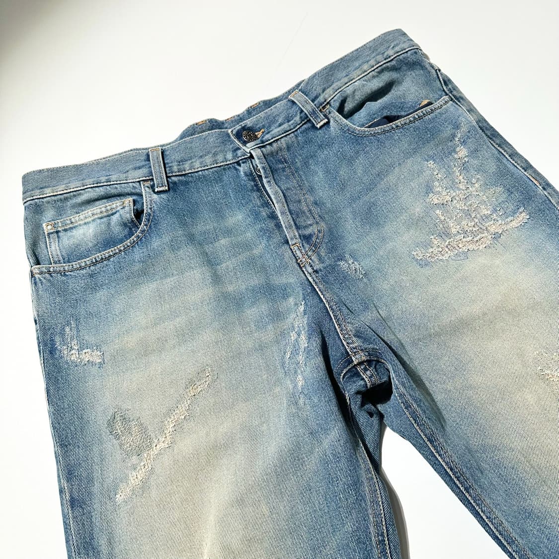 (매장판) 구찌 디스트레스 데님 팬츠 상품이미지7