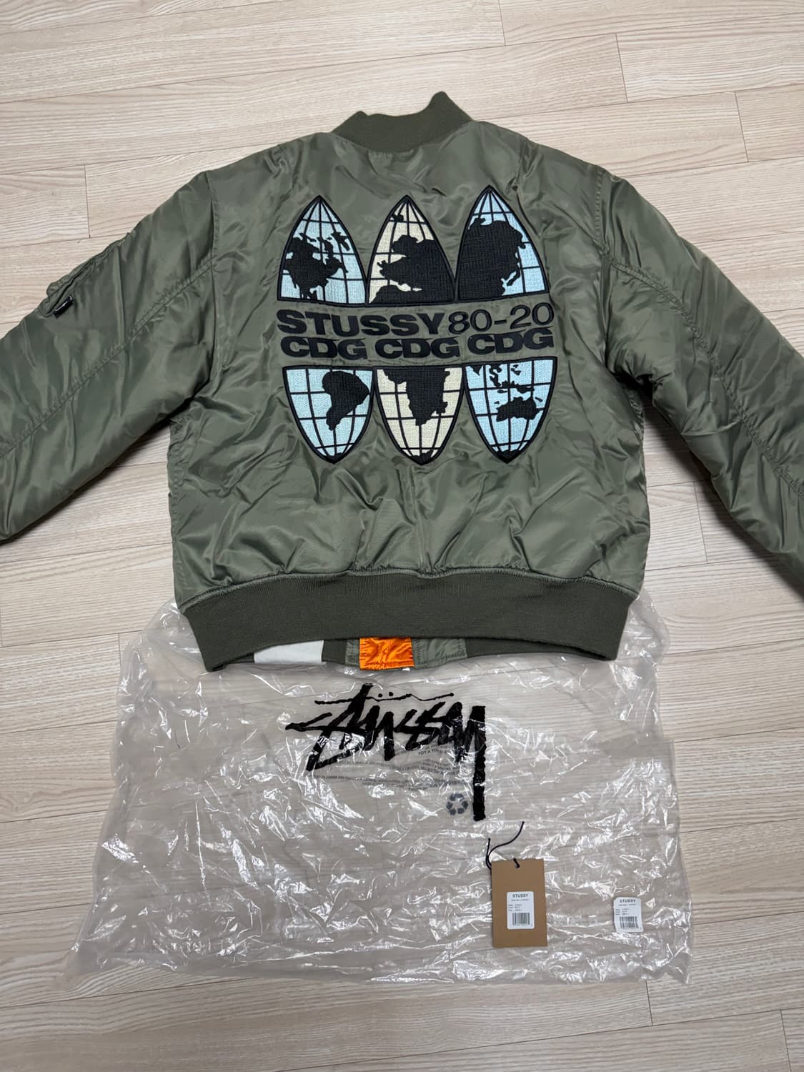 스투시 꼼데 ma1 스몰 상품이미지1