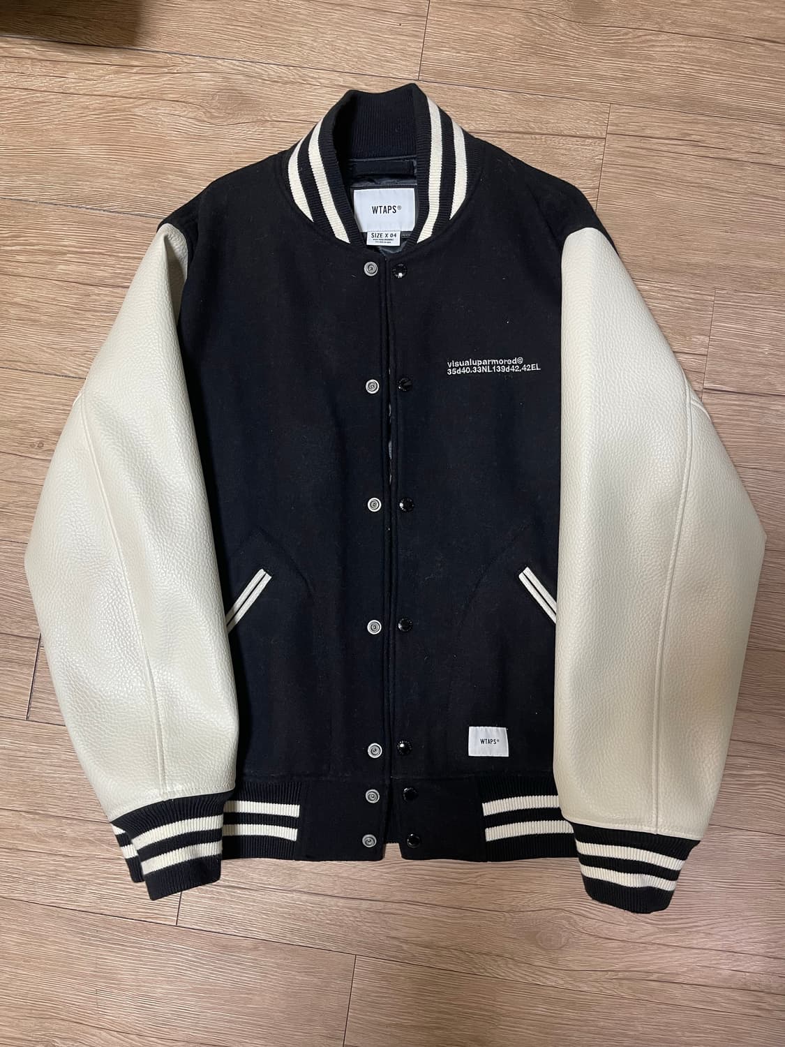 더블탭스 wtaps 바시티 팀자켓 4사이즈 상품이미지2