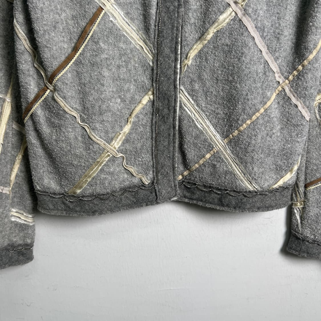 03AW Sacai 사카이 태리 체인 디테일 자켓 상품이미지5