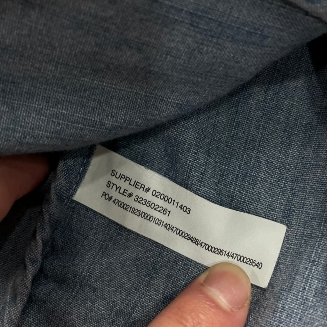 폴로 랄프로렌 샴브레이 와펜 블레이저 자켓 상품이미지5