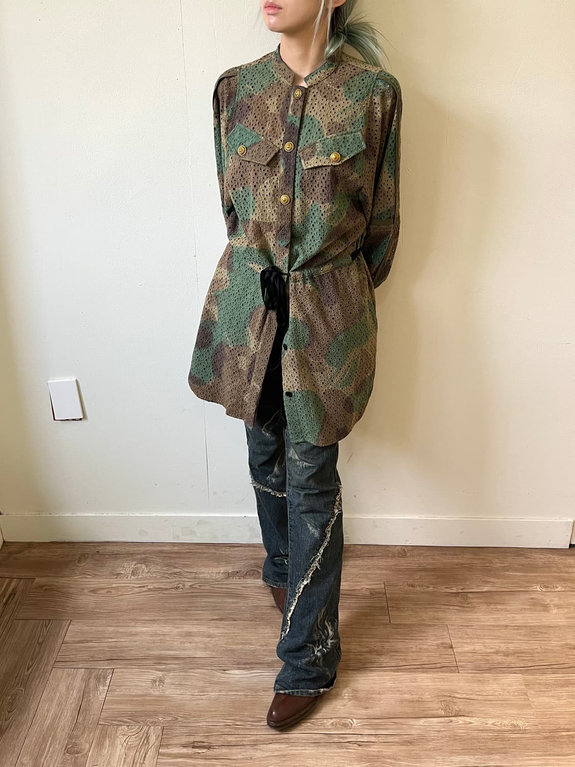 ZADIG&VOLTAIRE 밀리터리 원피스 자켓 상품이미지7