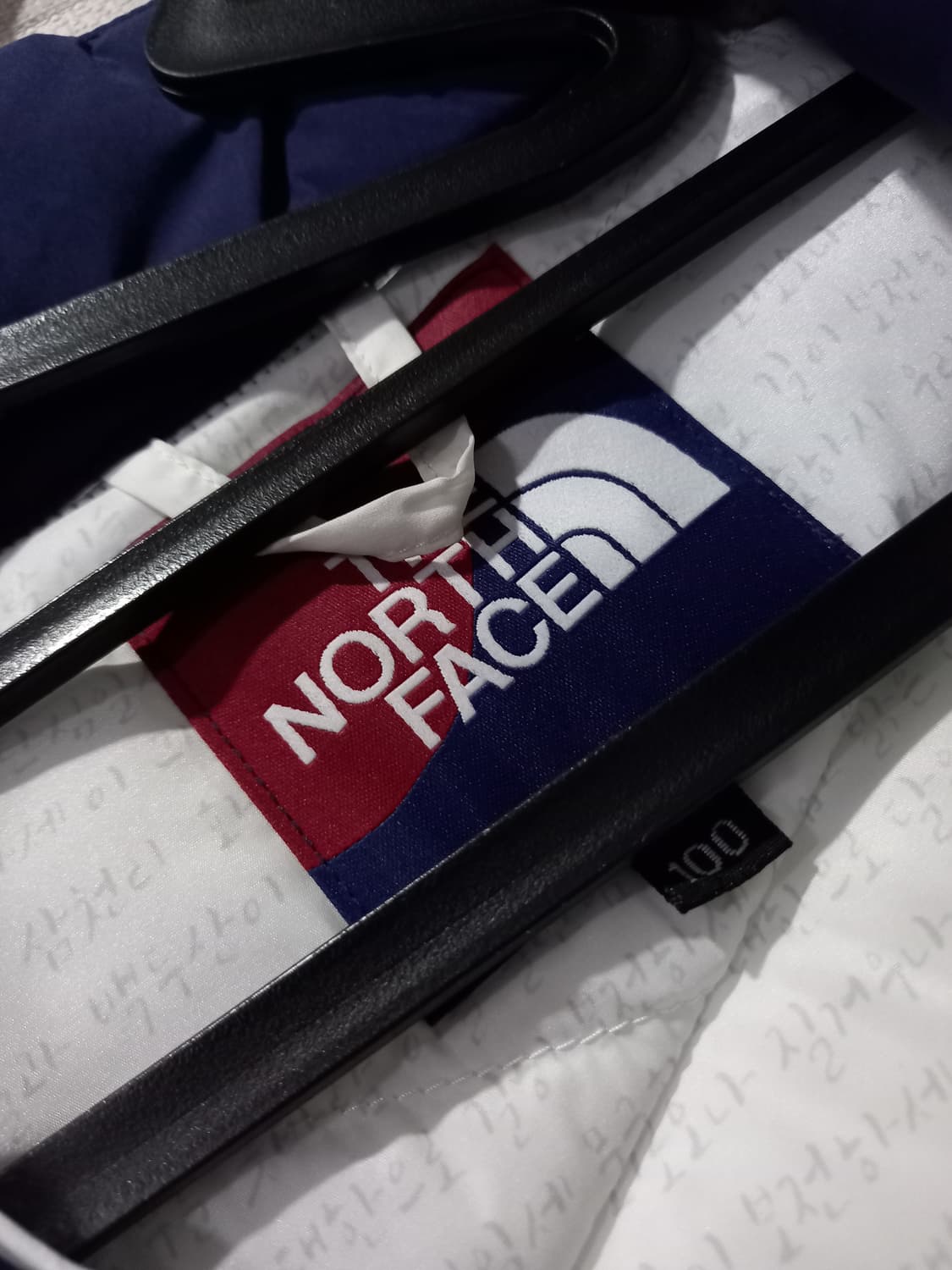 새상품급 노스페이스 평창올림픽 팀코리아 패딩 100/L 상품이미지5