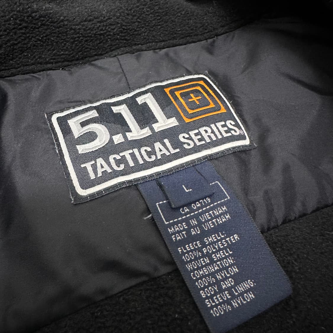 511 택티컬 후리스 자켓 블랙 L 상품이미지4