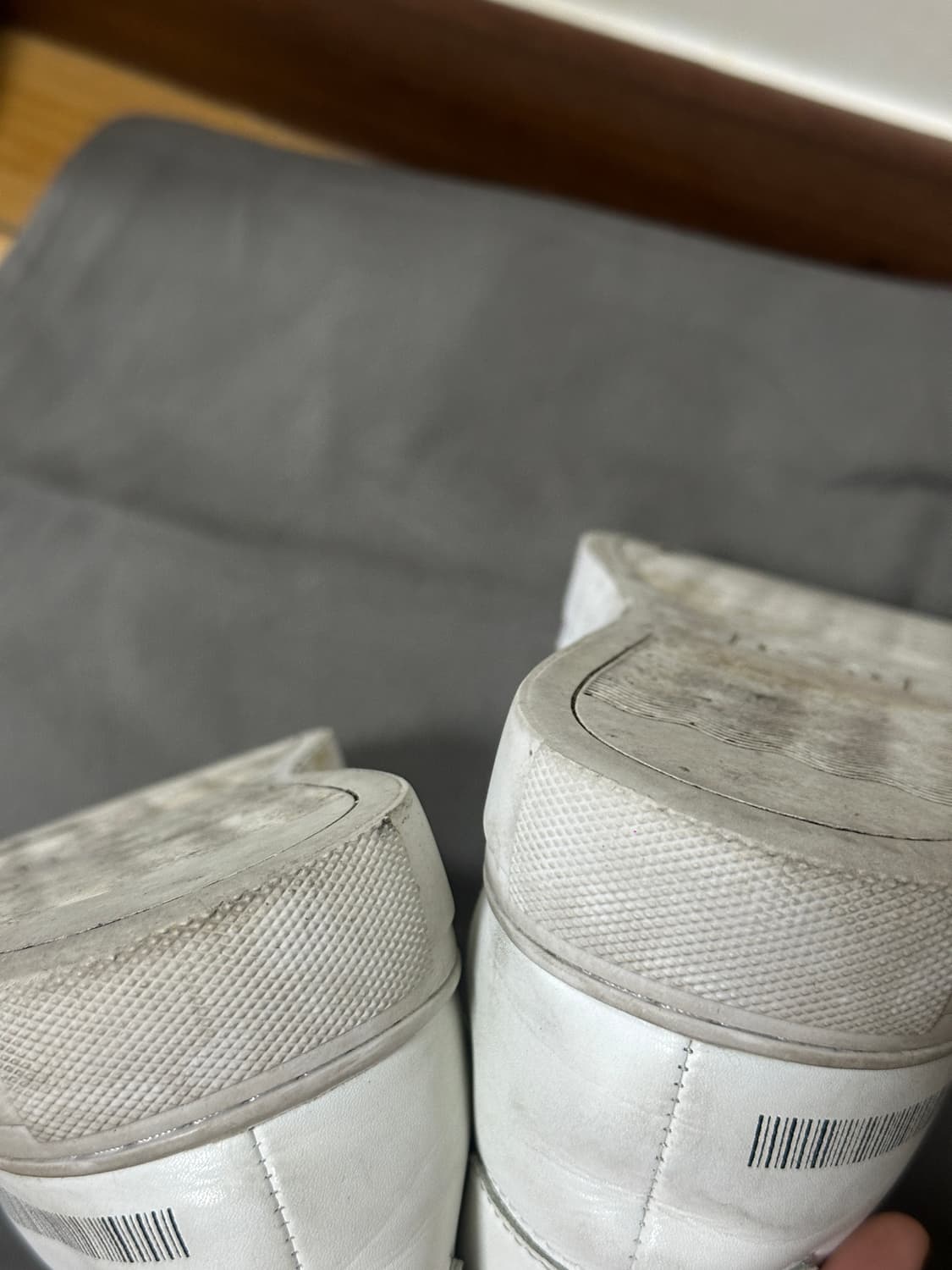 p-31 키높이 화이트 레더 스니커즈 270 4.5cm 상품이미지2