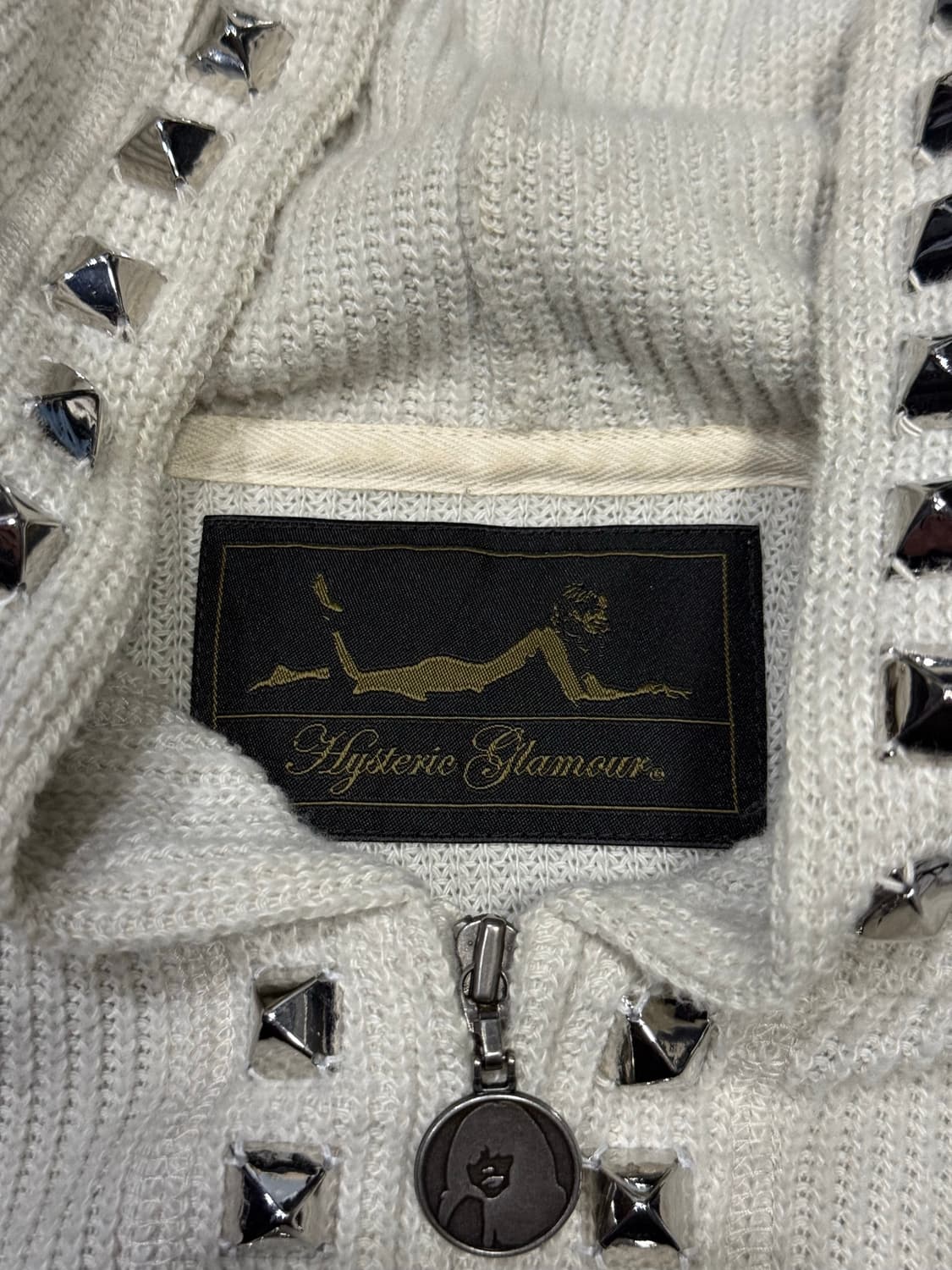 히스테릭 글래머 아카이브 스터드 폭탄 후드 집업 자켓 상품이미지4