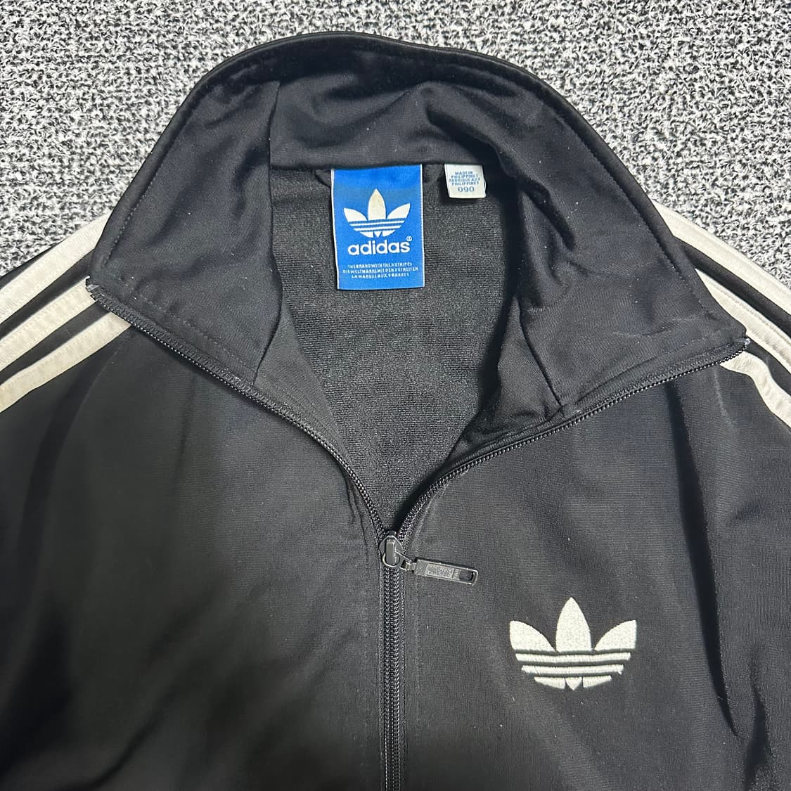(M추천) 아디다스 파이어버드 블랙 검흰 트랙탑 져지 상품이미지2