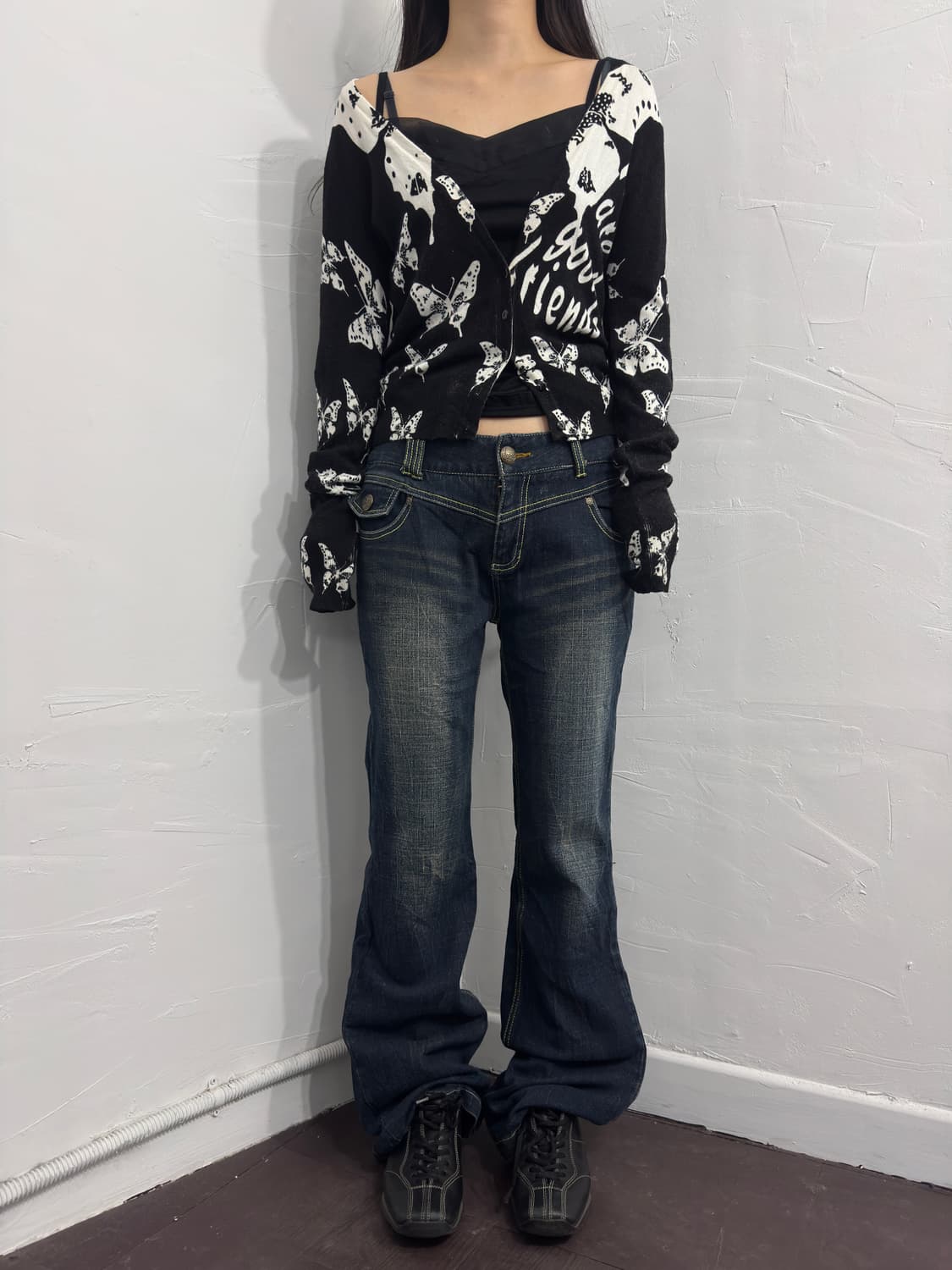 denim bootscut pants 상품이미지1