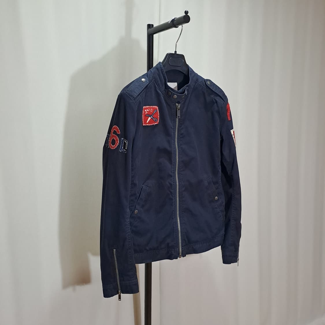 (택포) 디젤 패치워크 바이커자켓 B157 상품이미지3