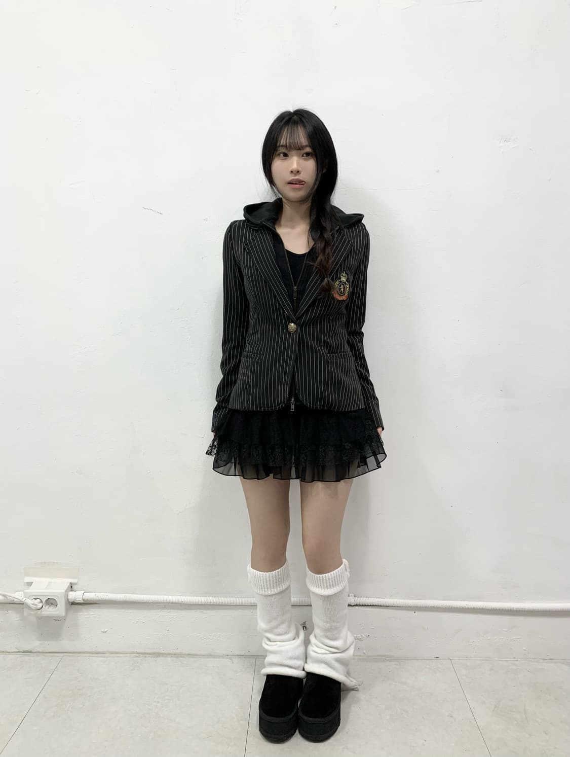 프레피룩 도쿄 스트라이프 후드 자켓 상품이미지2