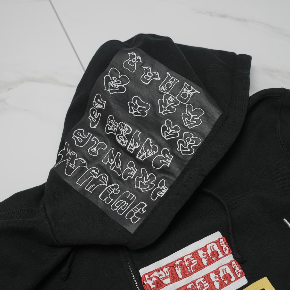 [XL] 슈프림 176 집업 후드 블랙 상품이미지5